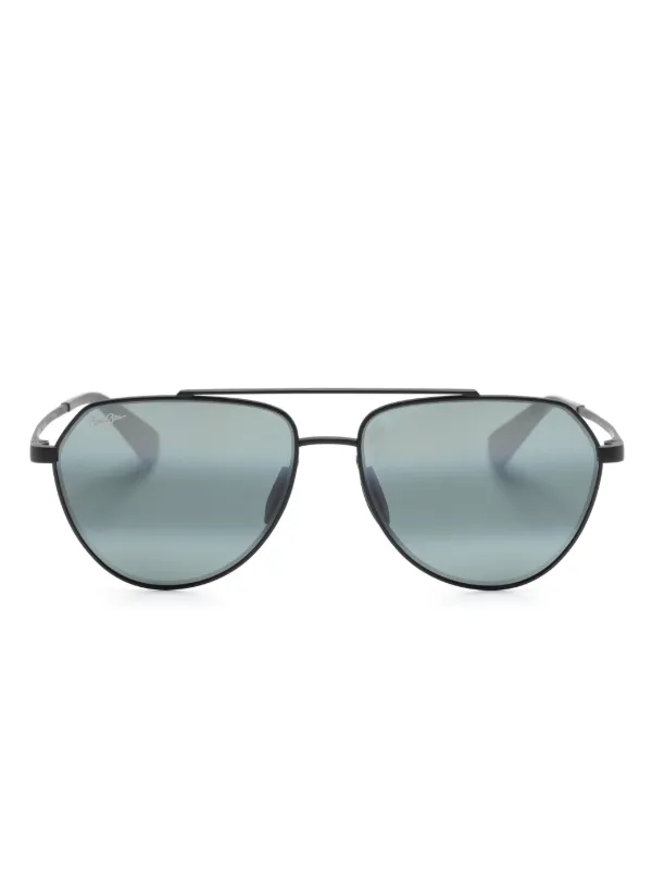 Maui Jim Waiwai パイロット サングラス | ブラック | FARFETCH JP