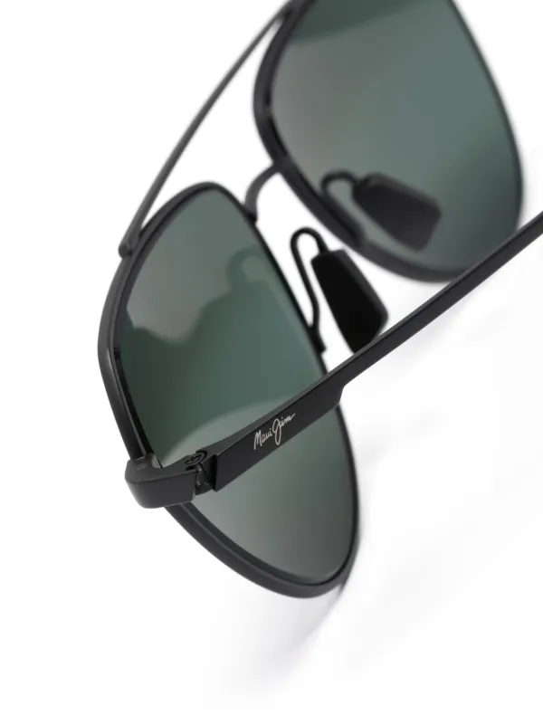 Maui Jim Waiwai パイロット サングラス | ブラック | FARFETCH JP
