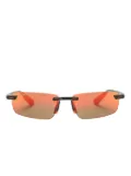 Maui Jim PolarizedPlus2® rectangle-frame sunglasses - Black