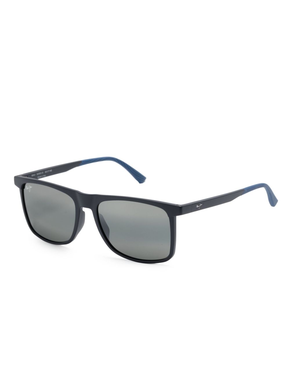 Maui Jim Makamae zonnebril met vierkant montuur - Blauw