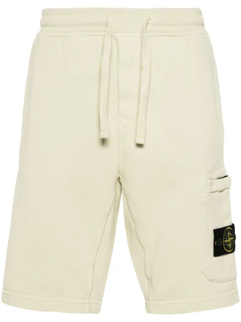Stone Island Compass-appliqué cargo shorts