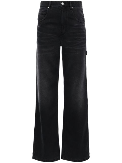 ISABEL MARANT Bymara Carpenter high-rise wide-leg jeans Women