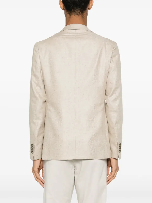 星崎様購入用【TAGLIATORE】定価約85%OFF シルクジャケット Tagliatore シルク シングルジャケット | ニュートラル | FARFETCH JP