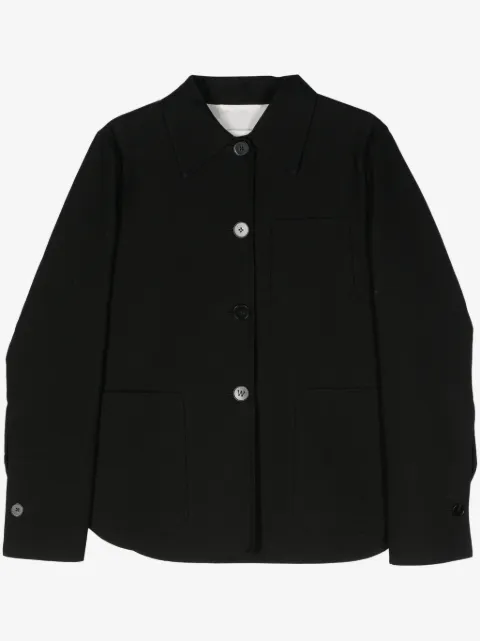 Jil Sander point-collar cotton shirt jacket