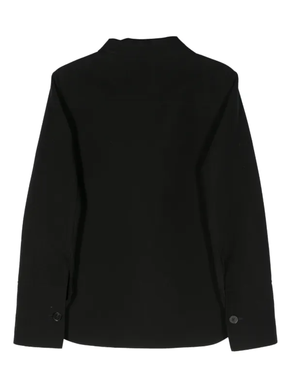 Jil Sander ポイントカラー シャツジャケット | ブラック