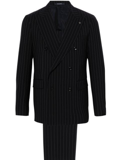 Tagliatore pinstriped double-breasted suit