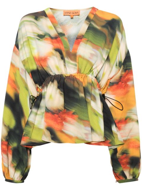 Stine Goya Toni blouse met patroon
