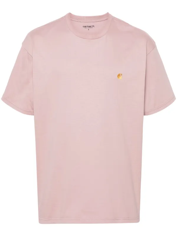 Tシャツ・カットソー Carhartt Pastel pink cotton S/S Chase t-shirt 22788978_52901629_600.jpg