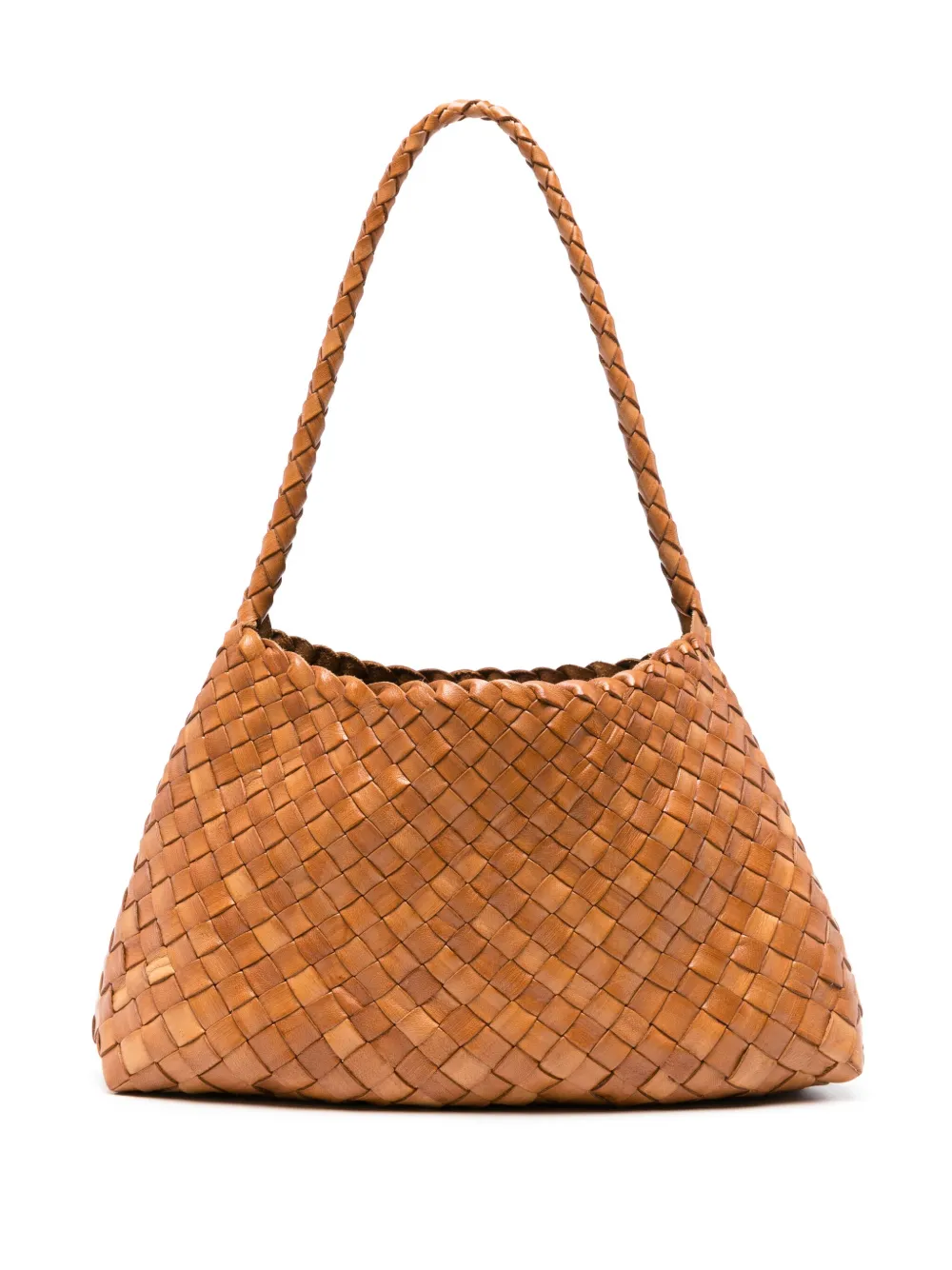 DRAGON DIFFUSION Roasanna leren shopper Bruin