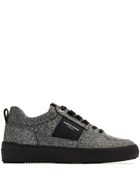 Android Homme Point Dume caviar-leather sneakers