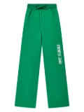 Dolce & Gabbana Kids graphic-print cotton track pants - Green