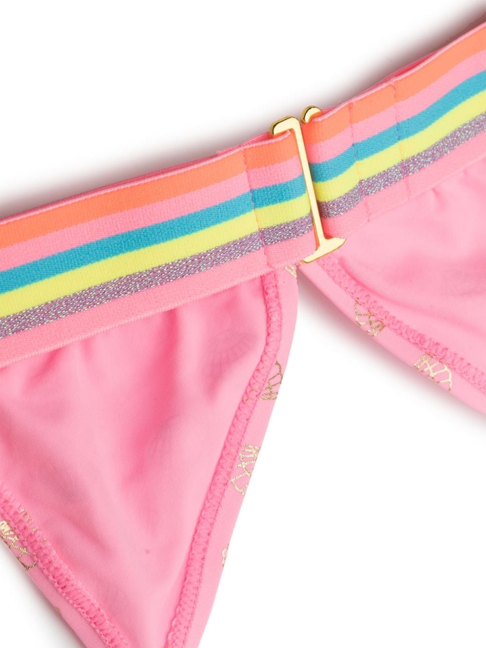 Shop Billieblush Sea-shell Printed Bikini Set In Pink