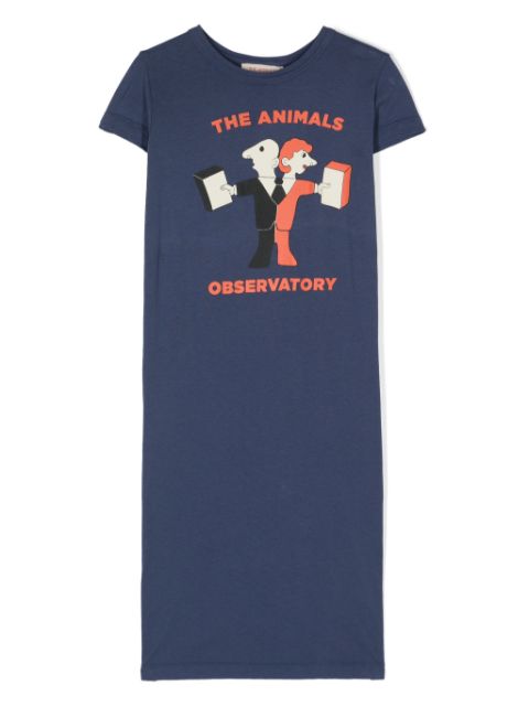 The Animals Observatory Gorilla cotton dress