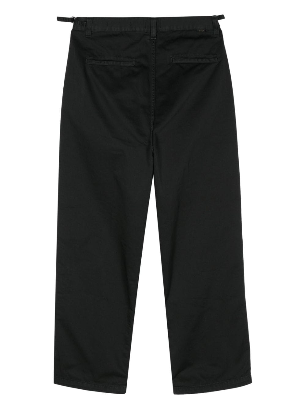 Shop Haikure High-waist Tapered Trousers In Black