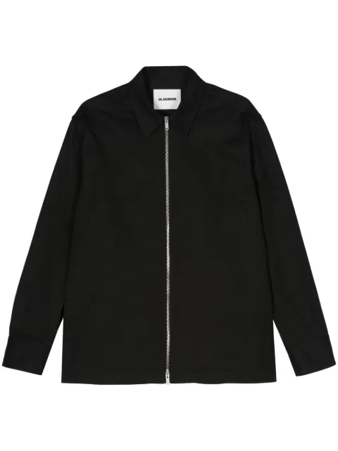 Jil Sander surchemise à fermeture zippée