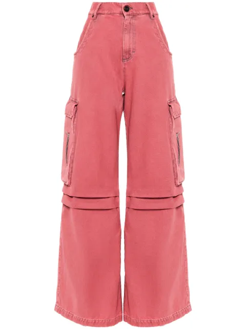 Semicouture high-rise cargo jeans 