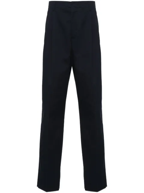 Lardini tapered cotton chino trousers