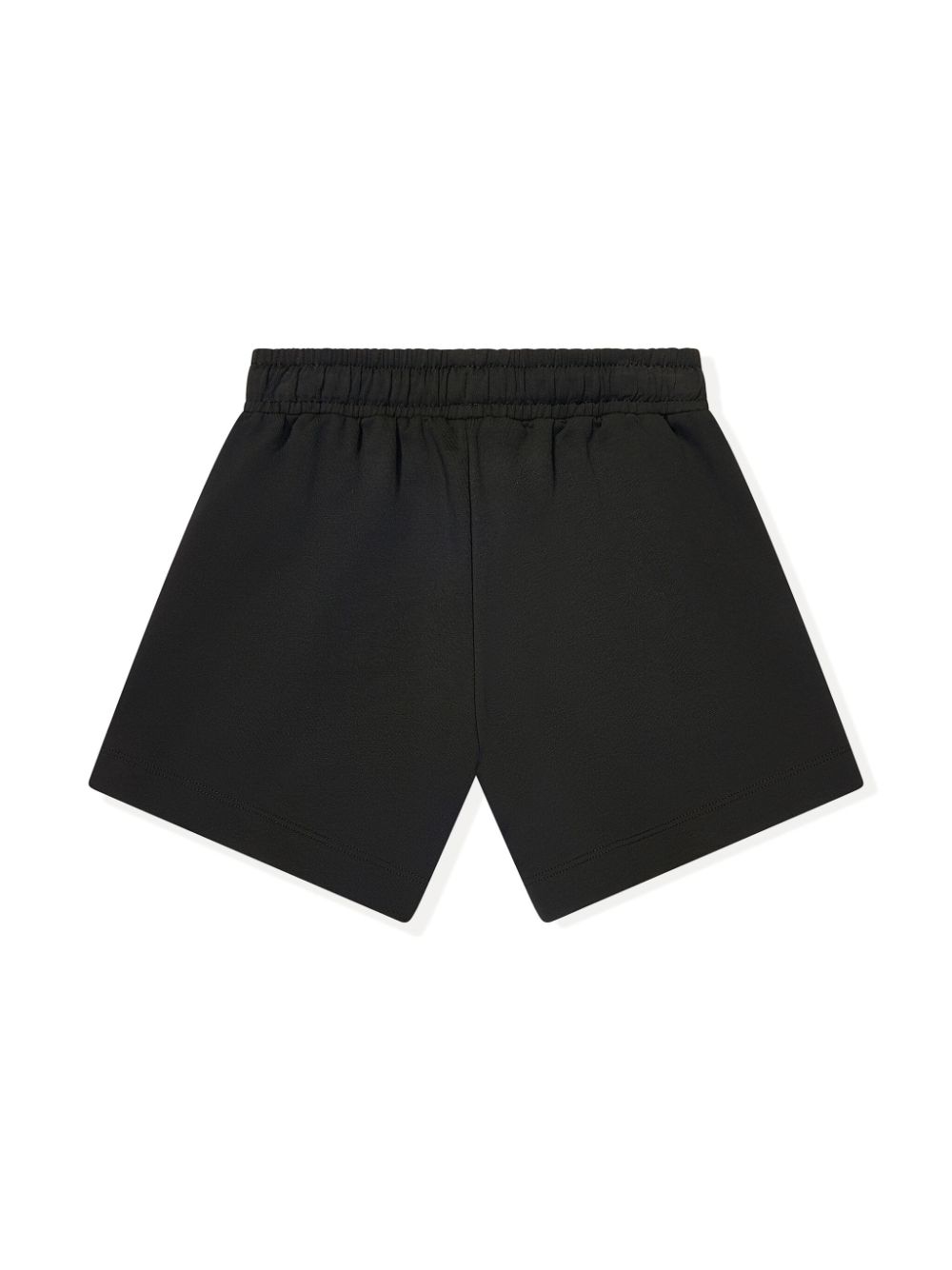 Shop Moschino Teddy Bear Jersey Shorts In Black