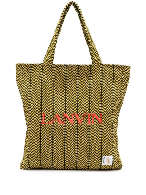 Lanvin x Future embroidered-logo tote bag 