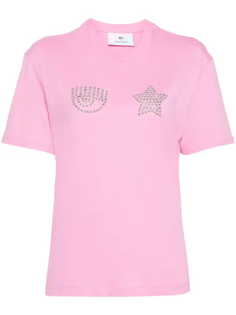 Chiara Ferragni stud-embellished T-shirt