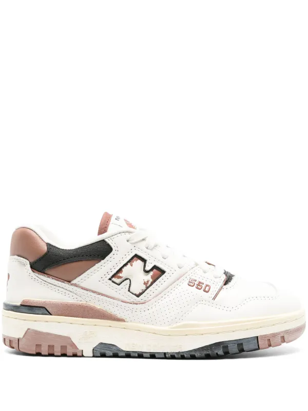 New Balance 550 Leather Sneakers Farfetch