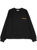 A Paper Kid logo-print cotton sweatshirt - Black