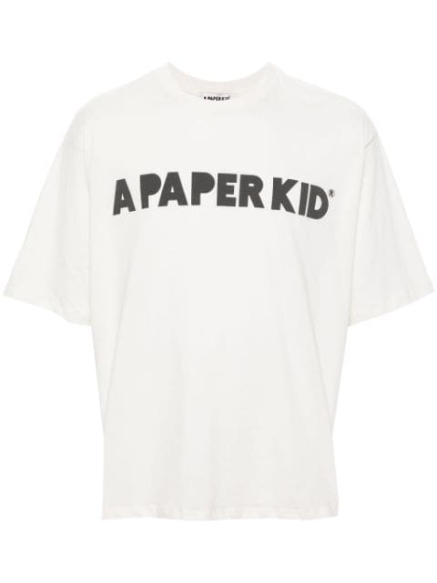 A Paper Kid logo-print cotton T-shirt