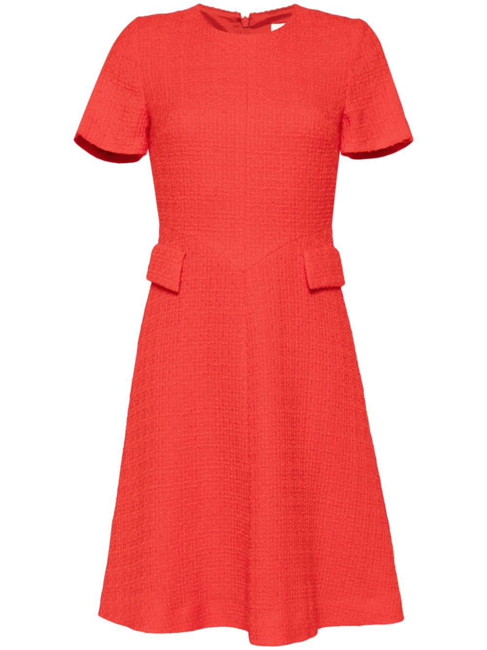 Jane Solange Tweed Minidress In Red