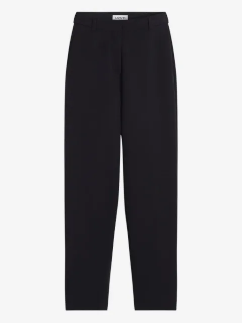 Lanvin pleated cotton trousers