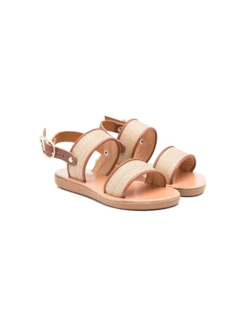 ANCIENT GREEK SANDALS KIDS Little Clio leather sandals