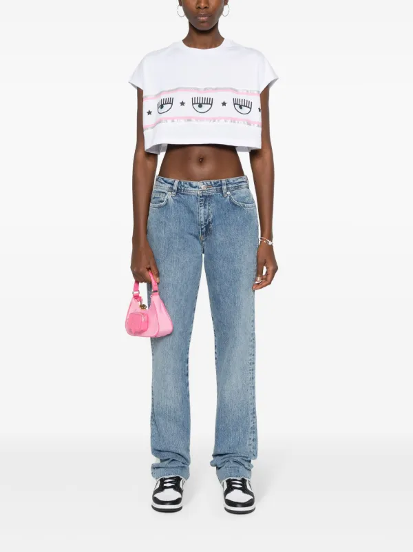 デニム・ジーパン CHIARA FERRAGNI BRAND Logo jeans Blue 22791109_53573854_600.jpg