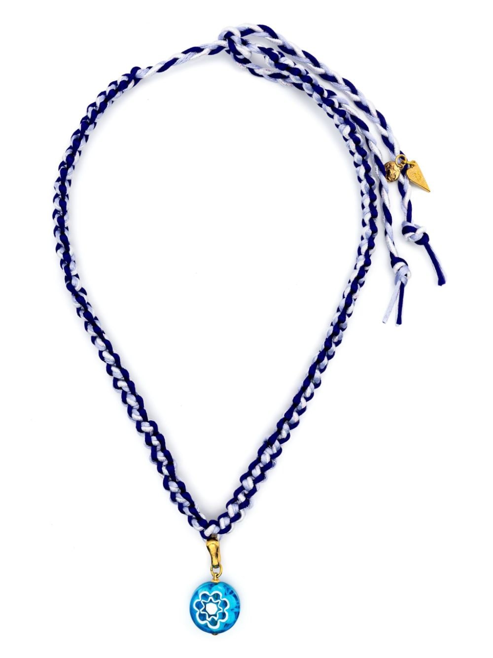 Shop Forte Forte Amourrina Pendant Necklace In Blue