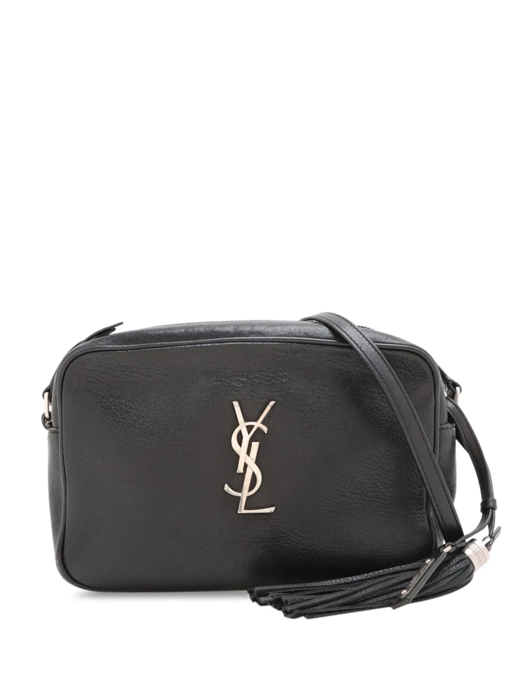 Saint Laurent Pre-Owned Paris leather camera bag – Black