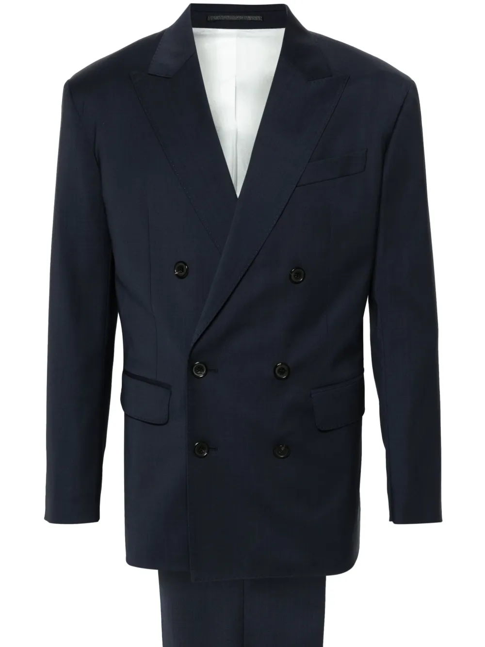 Dsquared2 Wallstreet Double-breasted Suit In Blue