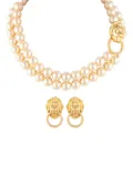 Kenneth Jay Lane 1990s Kenneth Jay Lane set - Gold