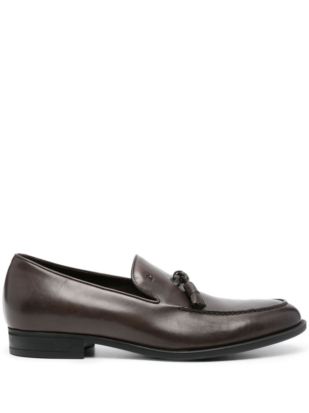Fratelli Rossetti Tassel-detail Leather Loafers In Brown