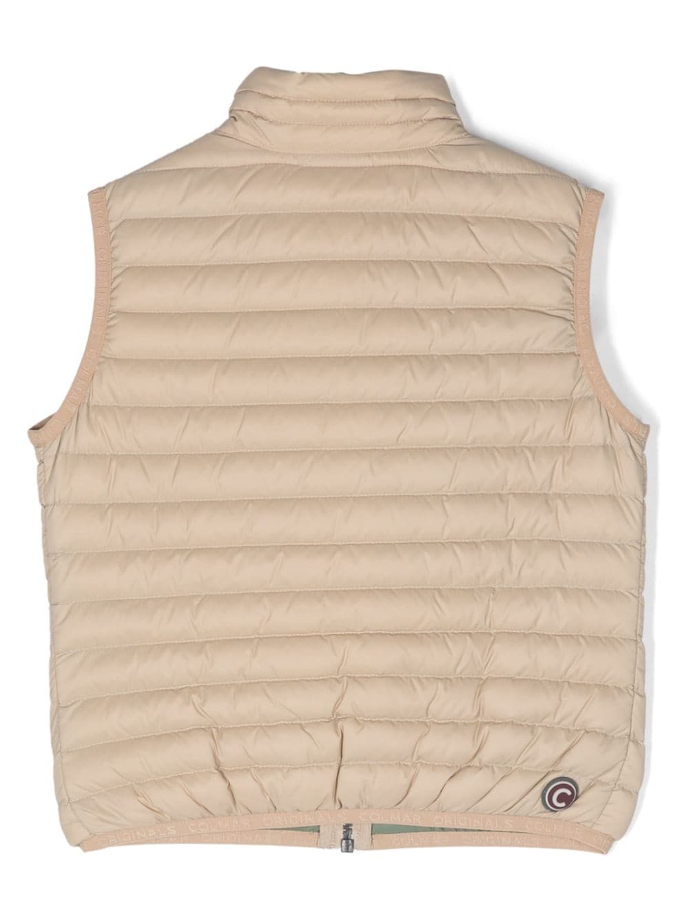 Shop Colmar Quilted Down Gilet In Neutrals