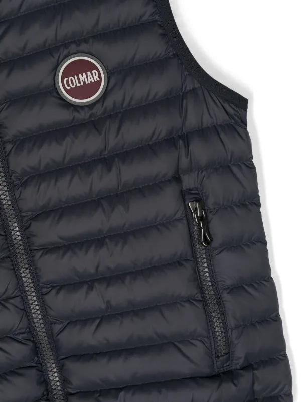 Colmar Kids ジップアップ ダウンベスト | ブルー | FARFETCH JP