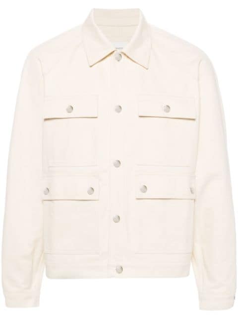 Maison Kitsuné straight-collar cotton shirt jacket