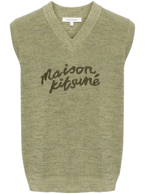 Débardeur à logo brodé - Maison Kitsuné - Modalova