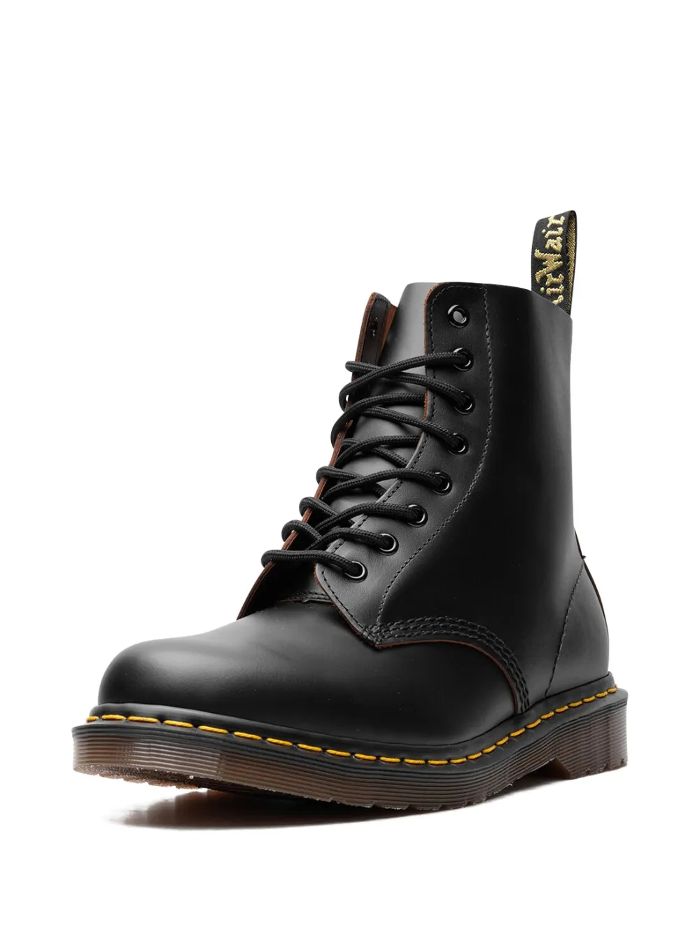 Dr. Martens' 1460 Pascal Combat Boots In Schwarz
