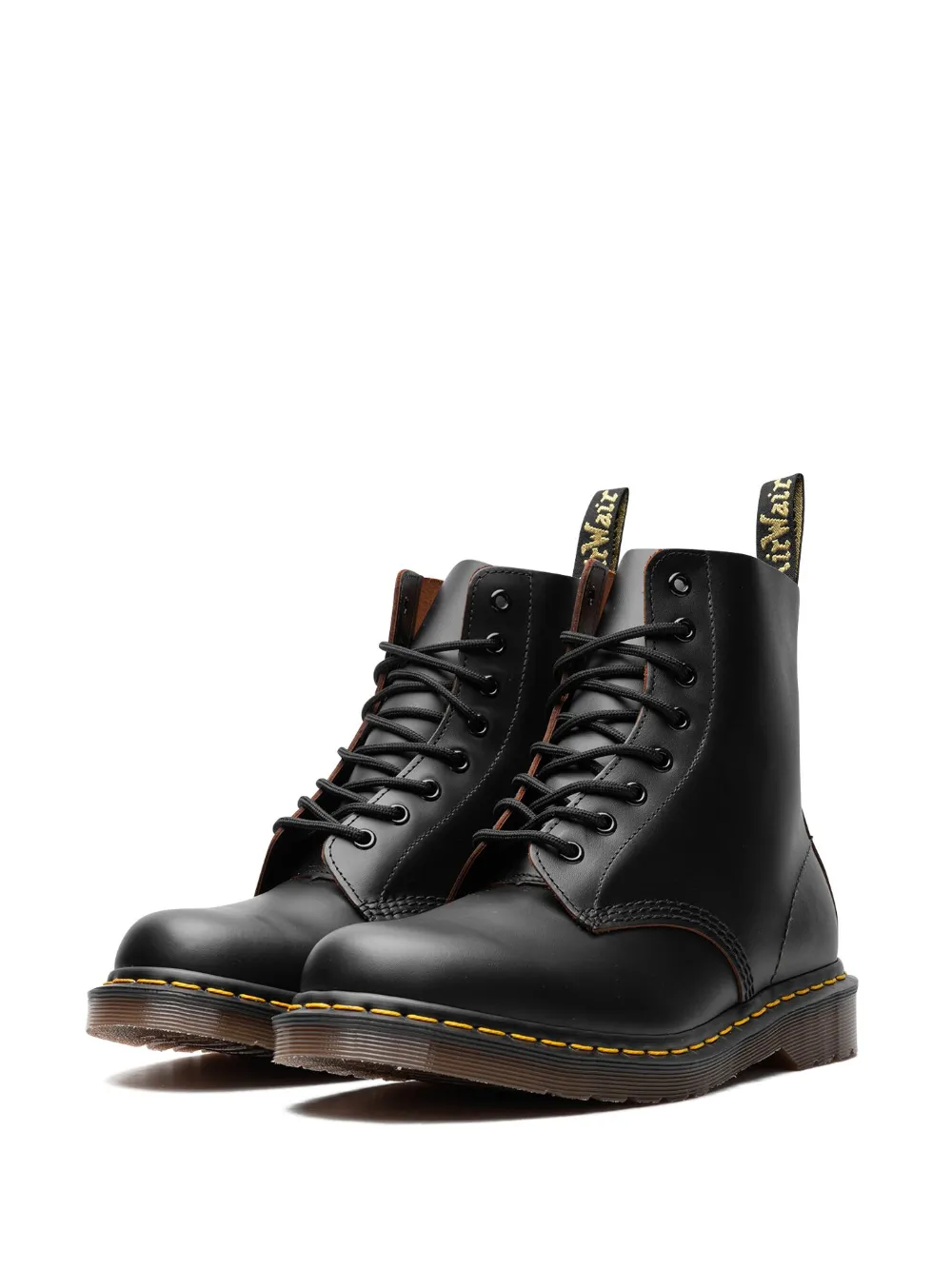 Dr. Martens' 1460 Pascal Combat Boots In Schwarz