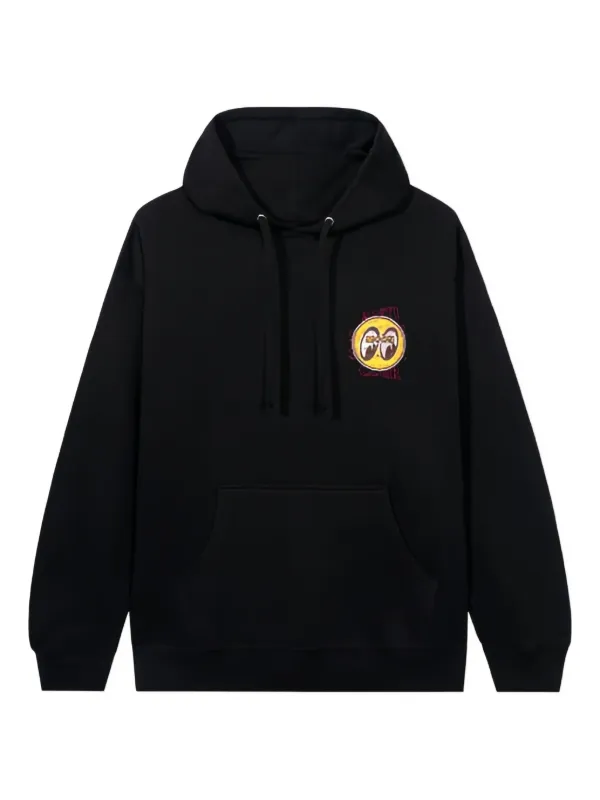 Bershka - Felpa nera con cappuccio e stampa di Snoop Dogg