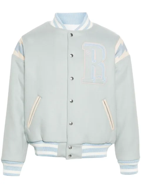 RHUDE Lightning wool-blend varsity jacket