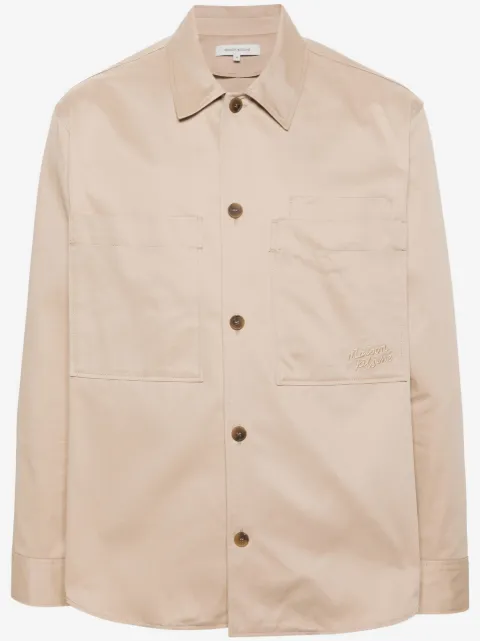Maison Kitsuné button-up cotton overshirt