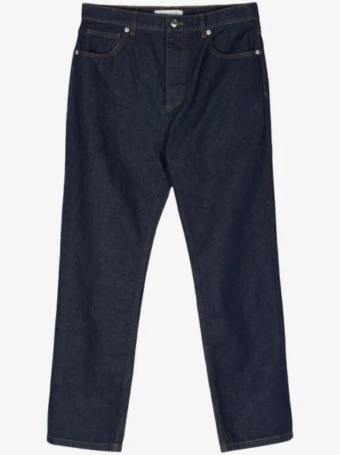 Maison Kitsuné mid-rise straight-leg trousers