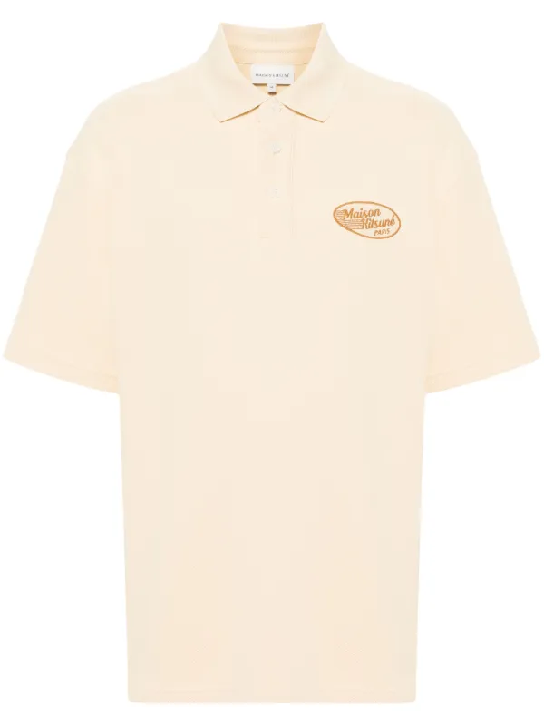 【送料&関税込】Maison KitsunAC Polo In Beige Cotton 22792135_53358147_600.jpg