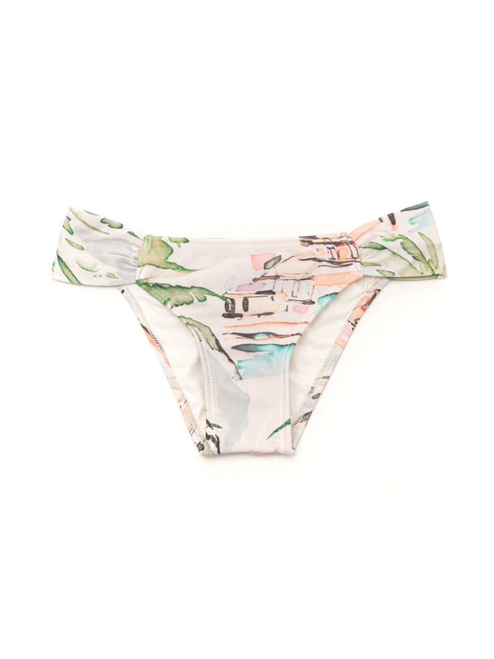 Lenny Niemeyer watercolour draped bikini bottoms - Pink