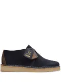 Clarks Trek ""Ink/Hairy Suede"" desert boots - Blue