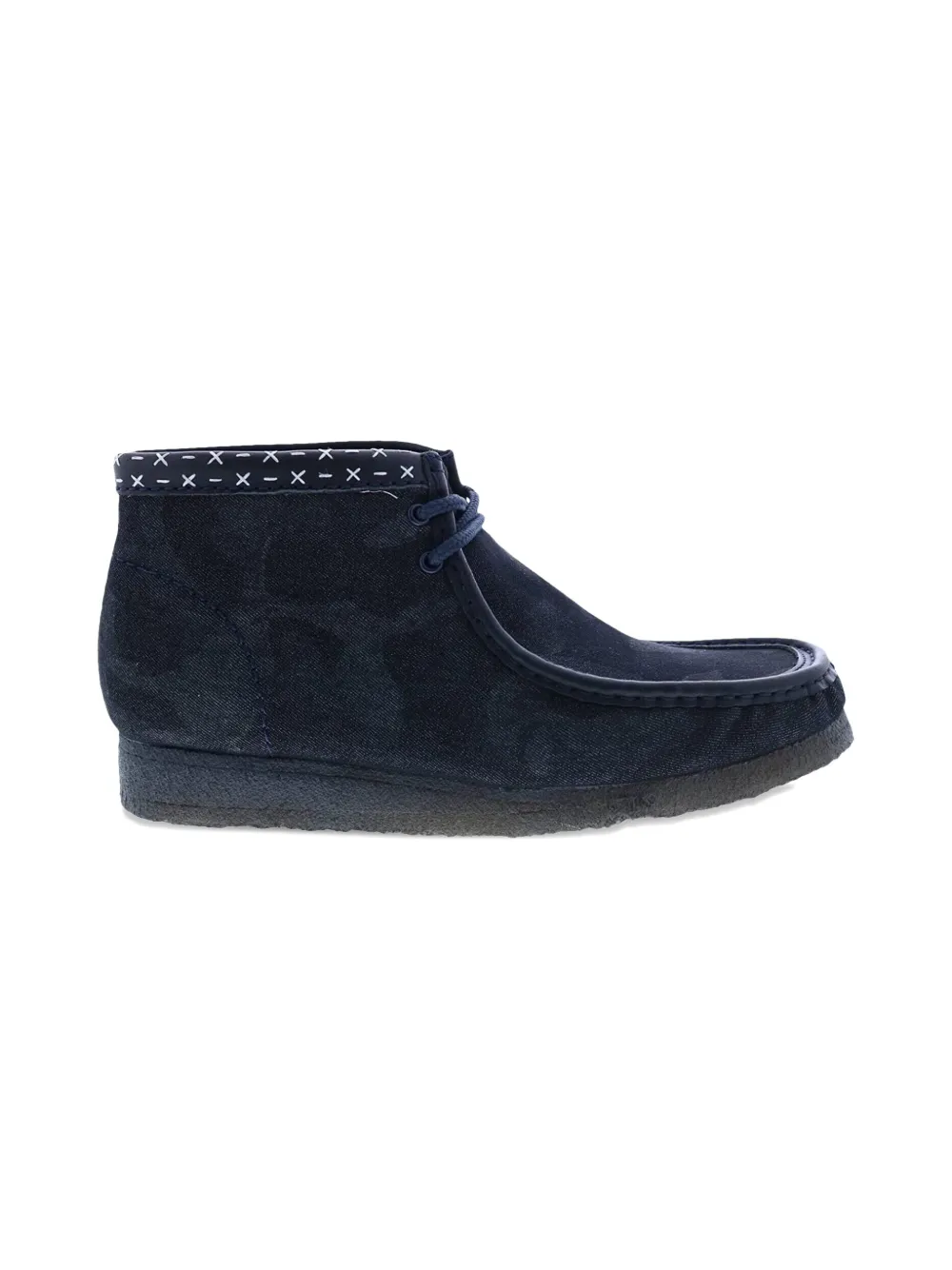 Clarks Wallabee "Denim" desert boots Blue